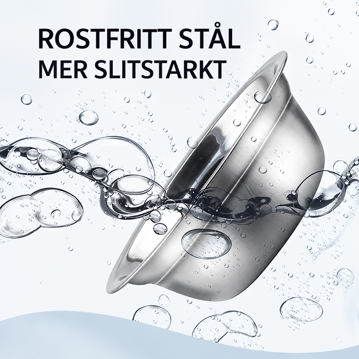 Rostfri Hundskål